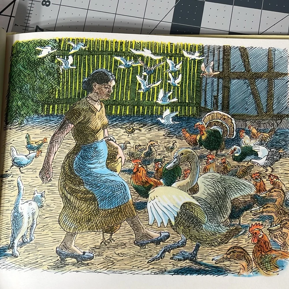 The Ugly Duckling book by Hans Christian Andersen, iilus. Johannes Larsen,